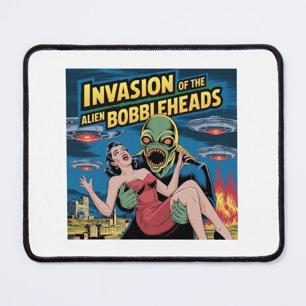 Item preview, Alien Invasion, UFO, Alien, Abduction, Sci-Fi, funnyfits70, Humor, Funny, retro, vintage, funny quotes, animal humor, designed and sold by FunnyFits70.