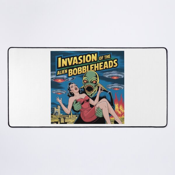 Item preview, Alien Invasion, UFO, Alien, Abduction, Sci-Fi, funnyfits70, Humor, Funny, retro, vintage, funny quotes, animal humor, designed and sold by FunnyFits70.
