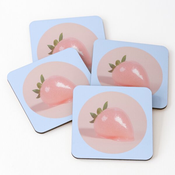 Item preview, Pink Jelly Strawberry - Cute & Glossy designed and sold by mallardpark.