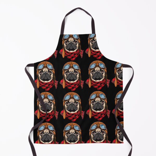 Item preview, Cute Pug Pilot Aircraft Aviator Dog Mom Dad Kids designed and sold by rafaeltto.