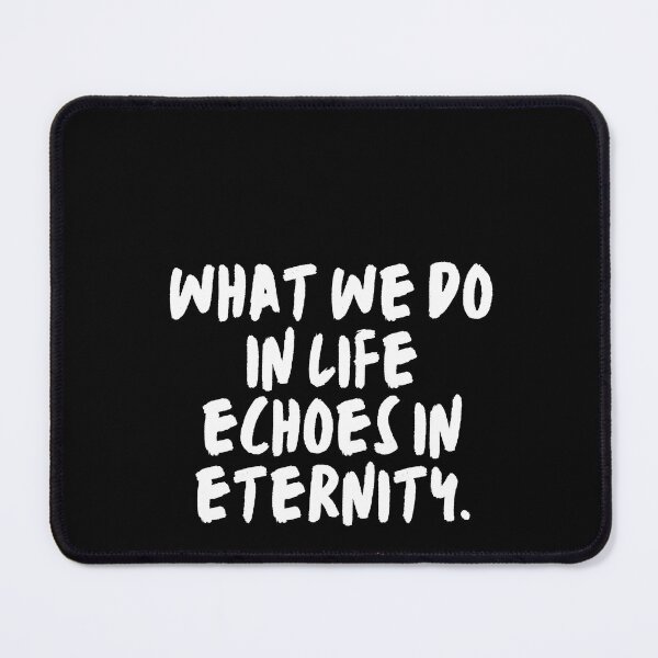 Item preview, What We Do In Life Echoes In Eternity Marcus Aurelius Poster designed and sold by CottageGingham.