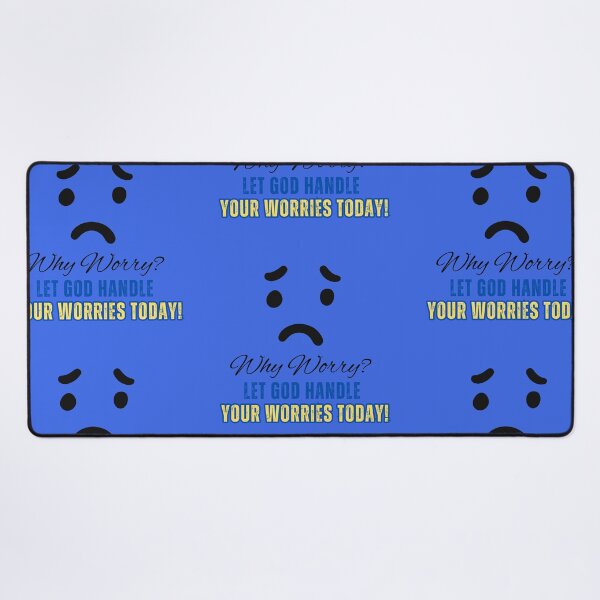 Item preview, WHY WORRY? LET GOD HANDLE YOUR WORRIES TODAY! designed and sold by mench64.