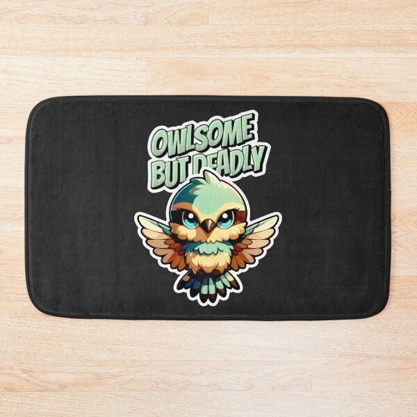 Item preview, Owlsome But Deadly Green Wings Fierce Gaze designed and sold by SplashTastic.
