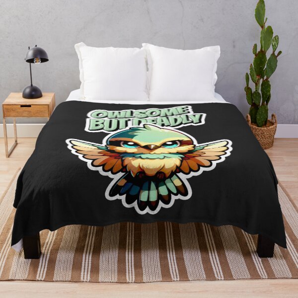 Item preview, Owlsome But Deadly Green Wings Fierce Gaze designed and sold by SplashTastic.