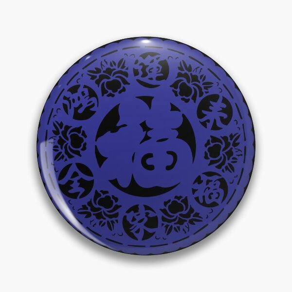 Item preview,  Beautiful Blue flower Chinese paper cutting art and designs designed and sold by Bspaces.