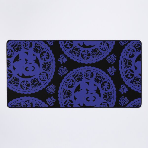 Item preview,  Beautiful Blue flower Chinese paper cutting art and designs designed and sold by Bspaces.