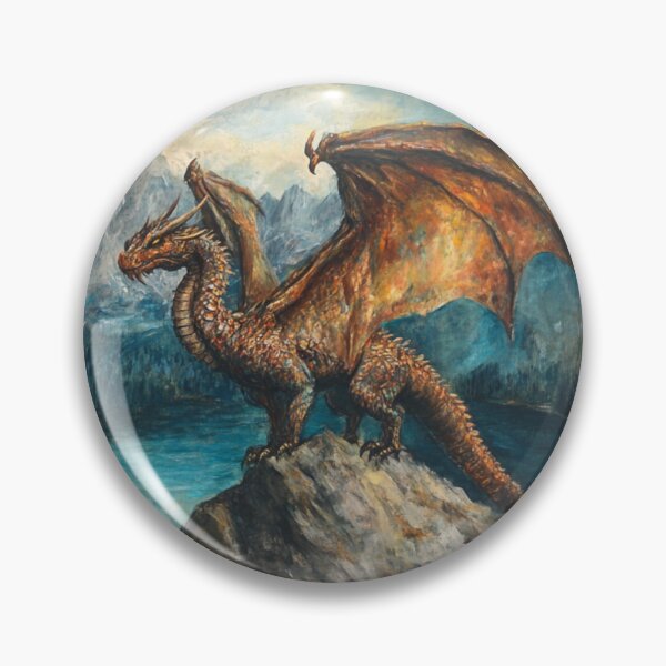 Item preview, Elder Dragon Lake Mountains designed and sold by GrinGalore.