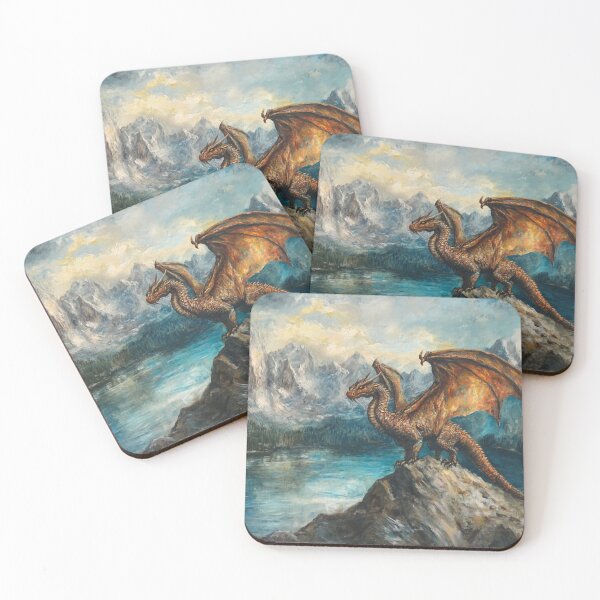 Item preview, Elder Dragon Lake Mountains designed and sold by GrinGalore.
