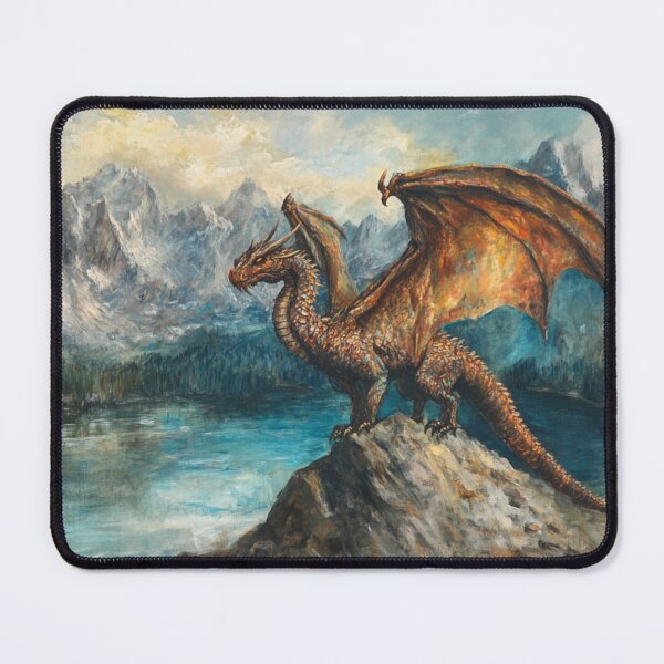 Item preview, Elder Dragon Lake Mountains designed and sold by GrinGalore.