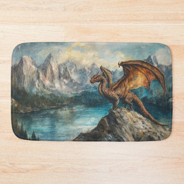 Item preview, Elder Dragon Lake Mountains designed and sold by GrinGalore.
