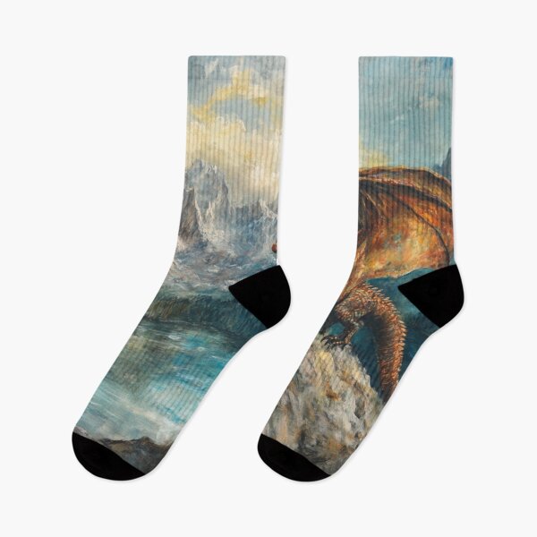 Item preview, Elder Dragon Lake Mountains designed and sold by GrinGalore.