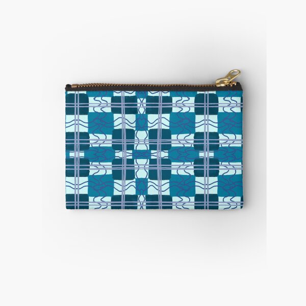 Item preview, Copy of Abstract Teal Plaid Pattern - Modern Geometric Watercolor Design - Trendy Hand-Drawn Grid Art - Stylish Blue Green Checkered Print Illustration Jemma Jamie Skidmore  designed and sold by Jemma Jamie Skidmore.