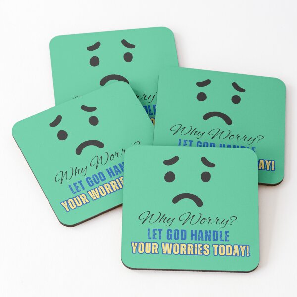 Item preview, WHY WORRY? LET GOD HANDLE YOUR WORRIES TODAY! designed and sold by mench64.