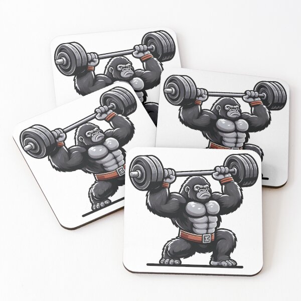 Item preview, Beast Mode Gorilla – Powerlifting Strength  designed and sold by Apex-Ape.