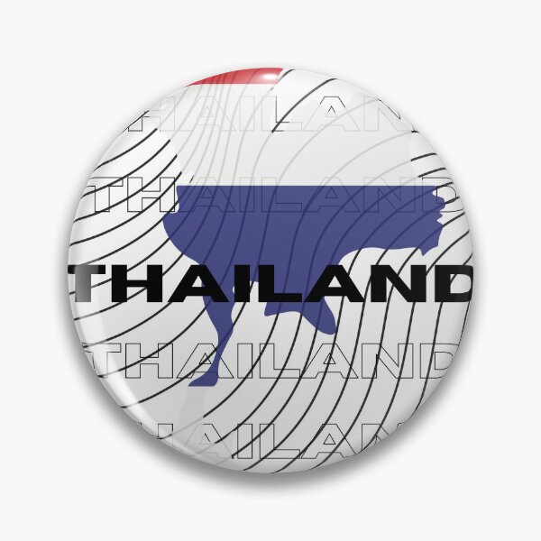 Item preview, Flag Map of Thailand designed and sold by nyblydd.