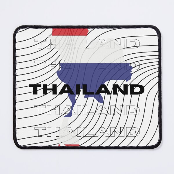 Item preview, Flag Map of Thailand designed and sold by nyblydd.