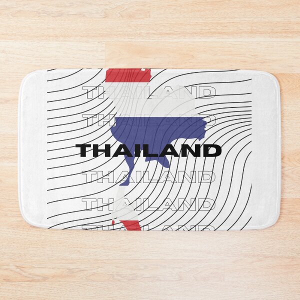 Item preview, Flag Map of Thailand designed and sold by nyblydd.