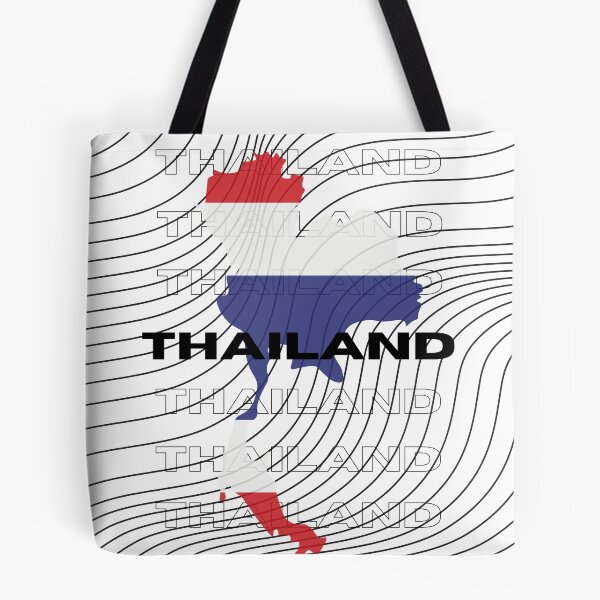 Item preview, Flag Map of Thailand designed and sold by nyblydd.
