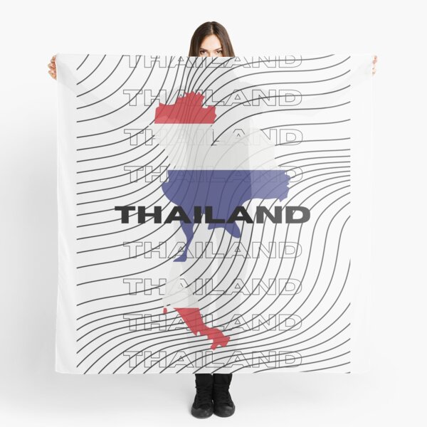 Item preview, Flag Map of Thailand designed and sold by nyblydd.