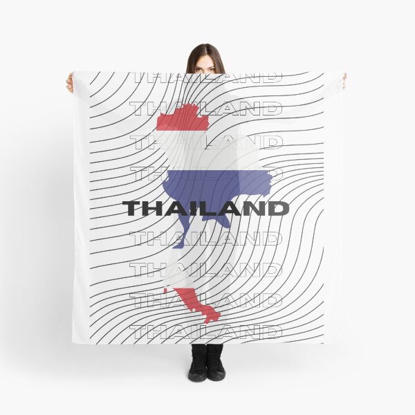 Item preview, Flag Map of Thailand designed and sold by nyblydd.