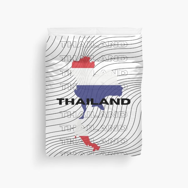 Item preview, Flag Map of Thailand designed and sold by nyblydd.