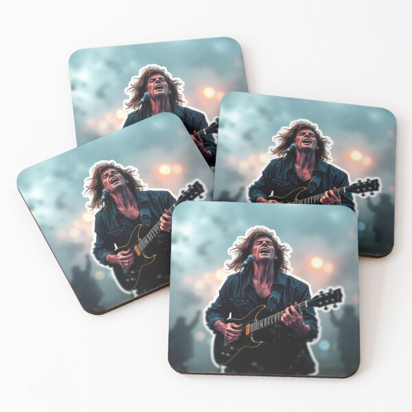 Item preview, Passionate Rock Singer with Electric Guitar designed and sold by InkspiredCreation.