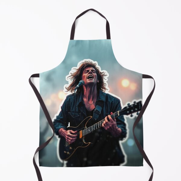 Item preview, Passionate Rock Singer with Electric Guitar designed and sold by InkspiredCreation.