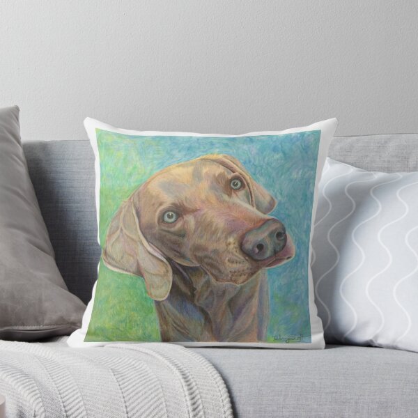 Item preview, Colorful Weimaraner designed and sold by DelaneySwiftArt.