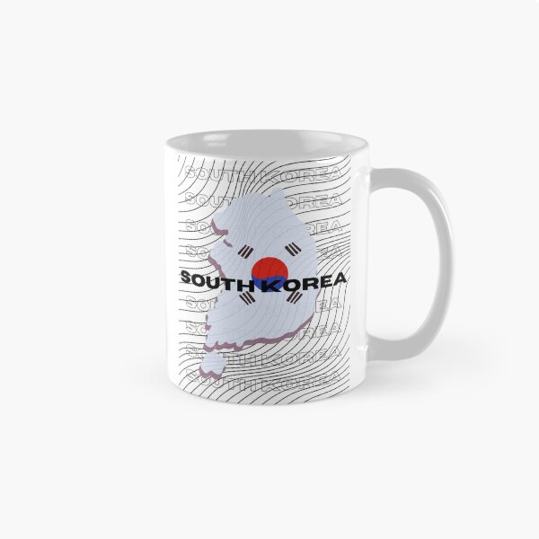 Item preview, Flag Map of South Korea designed and sold by nyblydd.