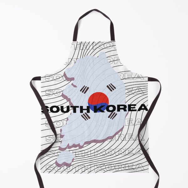 Item preview, Flag Map of South Korea designed and sold by nyblydd.