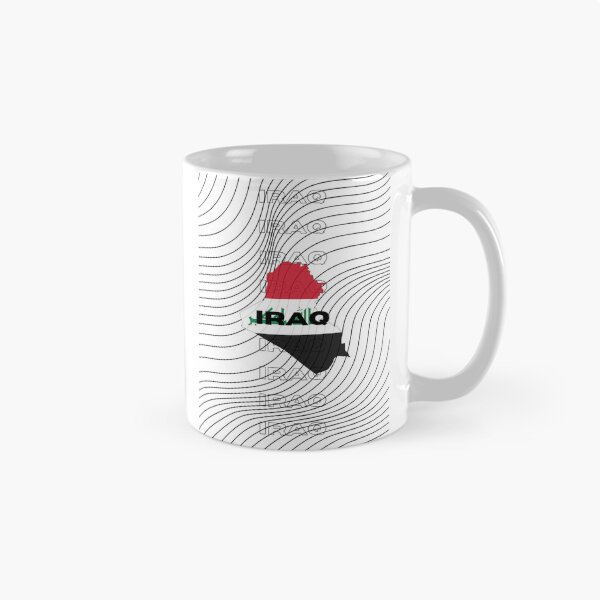 Item preview, Flag Map of Iraq designed and sold by nyblydd.