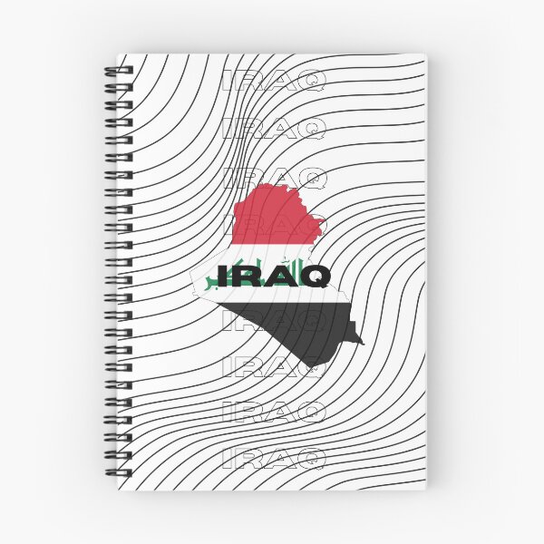 Item preview, Flag Map of Iraq designed and sold by nyblydd.