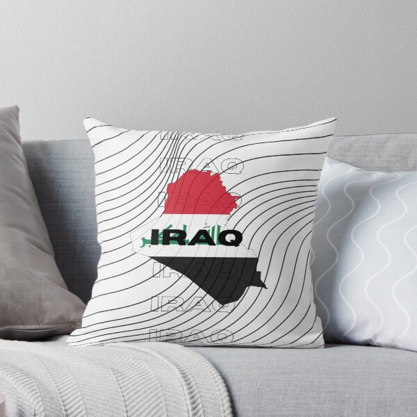 Item preview, Flag Map of Iraq designed and sold by nyblydd.
