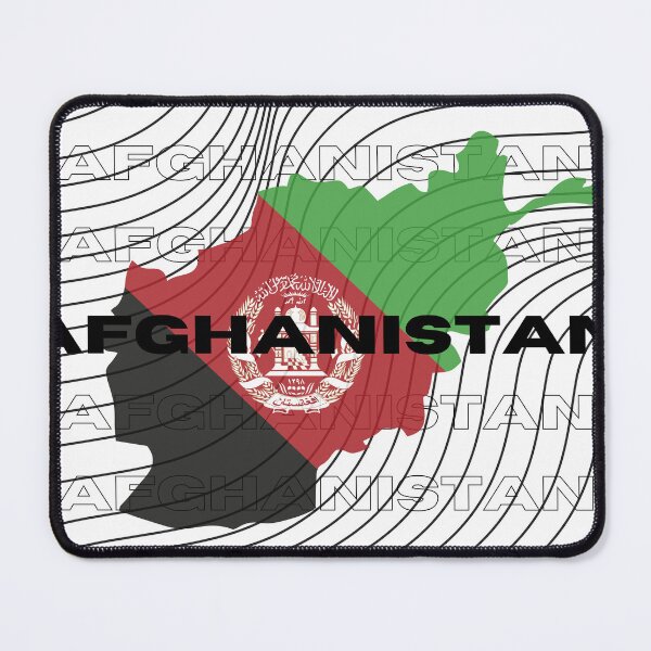Item preview, Flag Map of Afghanistan designed and sold by nyblydd.