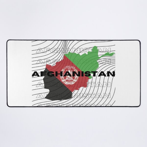 Item preview, Flag Map of Afghanistan designed and sold by nyblydd.