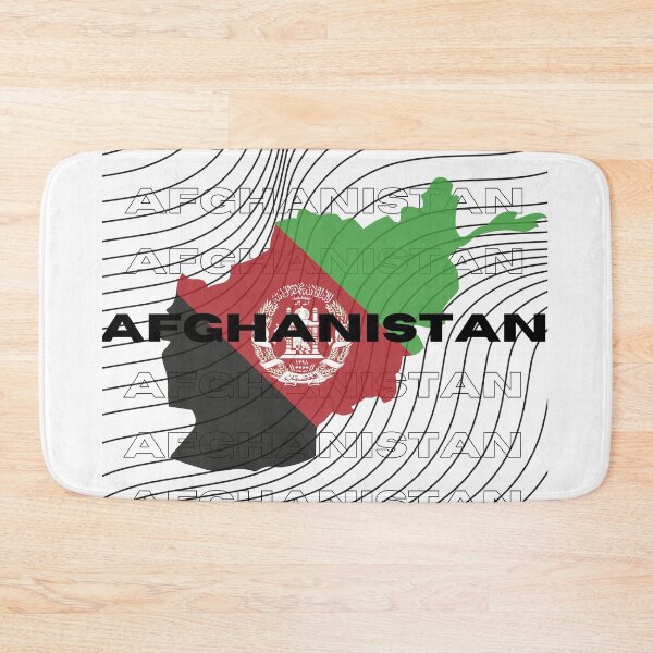 Item preview, Flag Map of Afghanistan designed and sold by nyblydd.