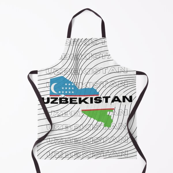 Item preview, Flag Map of Uzbekistan designed and sold by nyblydd.