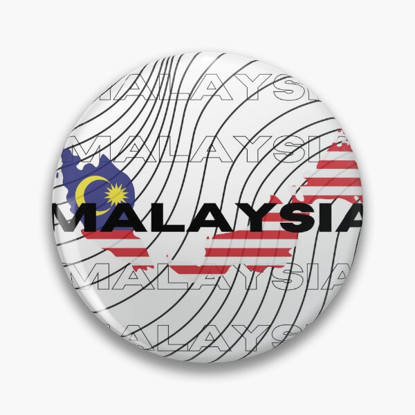 Item preview, Flag Map of Malaysia designed and sold by nyblydd.
