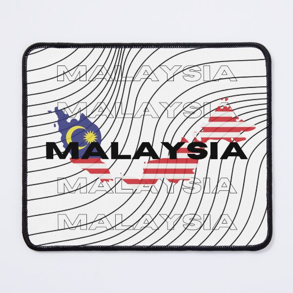 Item preview, Flag Map of Malaysia designed and sold by nyblydd.