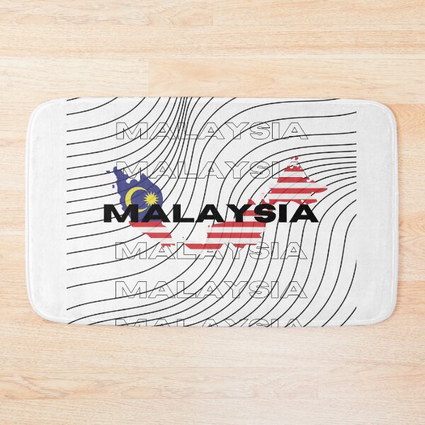 Item preview, Flag Map of Malaysia designed and sold by nyblydd.