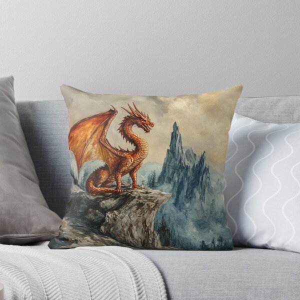 Item preview, Young Red Dragon Mountains designed and sold by GrinGalore.