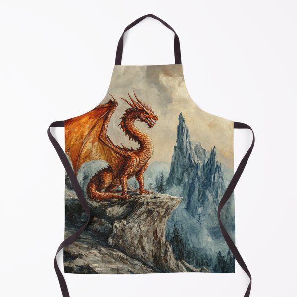 Item preview, Young Red Dragon Mountains designed and sold by GrinGalore.