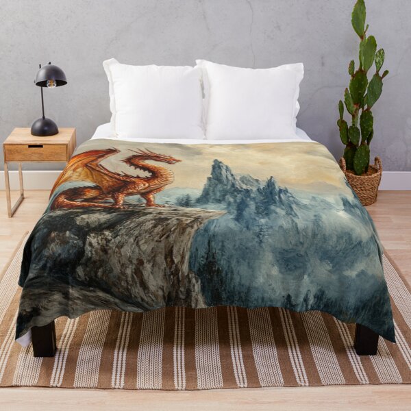 Item preview, Young Red Dragon Mountains designed and sold by GrinGalore.