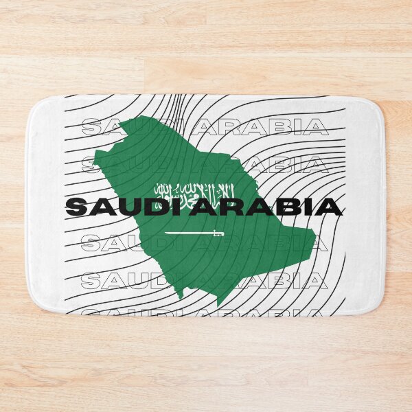 Item preview, Flag Map of Saudi Arabia designed and sold by nyblydd.