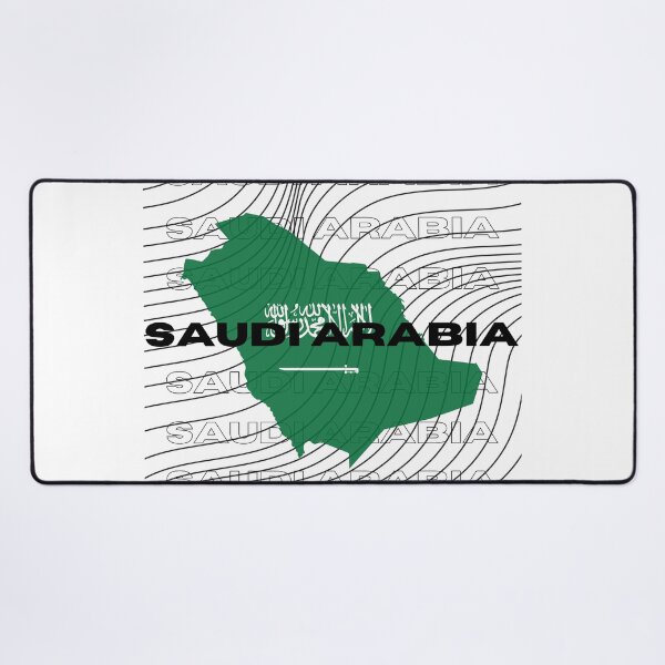 Item preview, Flag Map of Saudi Arabia designed and sold by nyblydd.