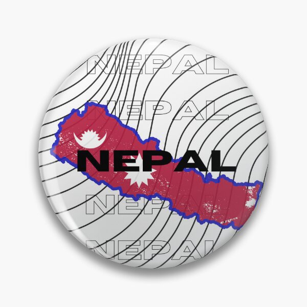 Item preview, Flag Map of Nepal designed and sold by nyblydd.