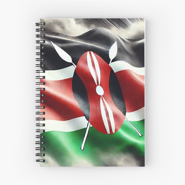 Item preview, Kenyan Flag  designed and sold by Intriguing Designs.