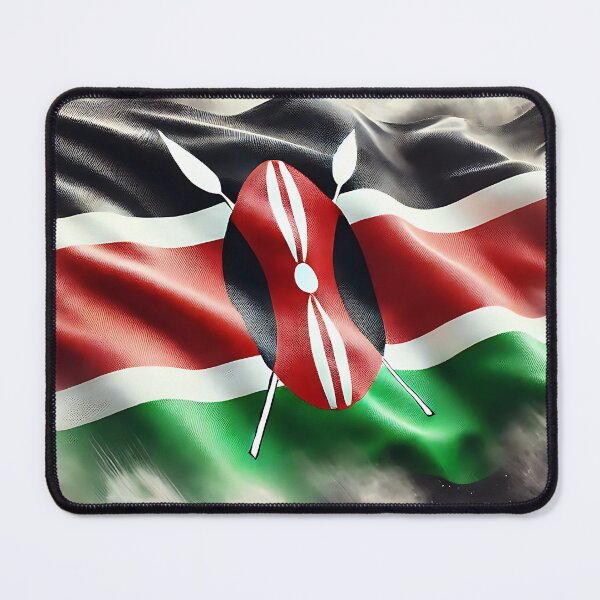 Item preview, Kenyan Flag designed and sold by Intriguing Designs.