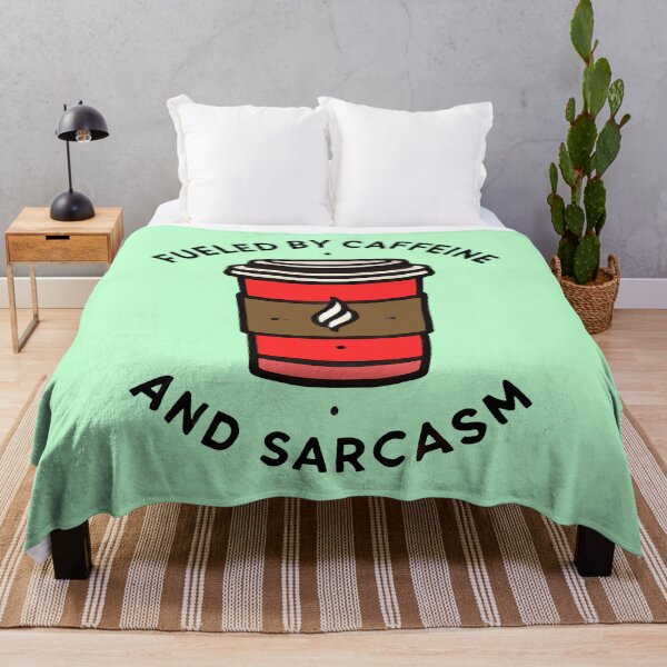Item preview, Fueled by Caffeine and Sarcasm designed and sold by TSQ.