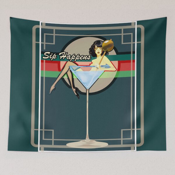 Item preview, Martini Mischief: Sip Happens designed and sold by Sanctum Icons.